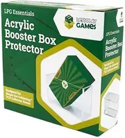 Let's Play Games Acrylic Booster Box Protector MTG Collector Box Size