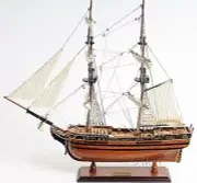 Handmade Wooden Model Ship El Cazador - New