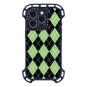 iPhone 16 Pro Ultra Bounce Case MagSafe Compatible ARGYLE GREEN