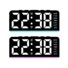 Digital Alarm Clock Easy to Use LED Night Light for Desktop Living Room Dorm