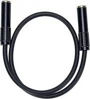 6.35mm Female to Female Extension Sound Cable, 0.5m Length, Connectors for Amplifier, Speaker, Guitar, Sound Stereo Cable