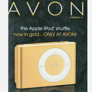 絕版限量版唯一金色APPLE  iPod shuffle/全配:耳機+座充+傳輸線/容量：1 GB（拆封檢測功能正常品）