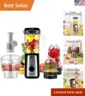 5 in 1 Blender Food Processor Combo 350W Multiple Speeds for Kitchen