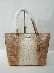 NWT Brahmin Medium Asher Leather Tote in Praline Ombre Melbourne