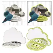 Parrot Bird Mirror Decoration Sturdy Clouds Mirrors Canary African Grey Macaw