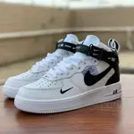 NIKE AIR FORCE 1 MID 07 LV8 AF1 休閒鞋 黑 白 白黑 高筒 男 女 804609-103