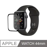 在飛比找PChome24h購物優惠-T.G Apple Watch 44mm 3D曲面滿版軟邊鋼