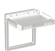 Socket Organizer Wall Outlet | Space-Saving Wall Shelf Wall Mounted Adhesive Outlet Shelf - Decorative Vertical Wall Holder Home Decor for Cell Phone & Routers