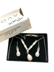 AVON NEW OLD STOCK PRETTY POISED PEARLESQUE 3PC GIFT SET PINK COLOR