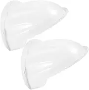 Angoily Security Camera Cover 2X Outdoor Camera Sun Rain Shield Pp Material Weatherproof Easy to Clean for Models