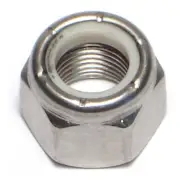 1/2"-20 18-8 Stainless Nylon Insert Lock Nuts (6 pcs.)