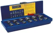 Hanson Irwin 54113 13 Piece Bolt Extractor Set 1/4"-3/4"