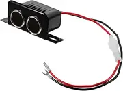 ERINGOGO Cigarette Lighter Splitter Socket Dual Device Power Adapter for Cars Conveniently Fits Car Outlet for Simultaneous Charging of Devices Durable Design for Long Road