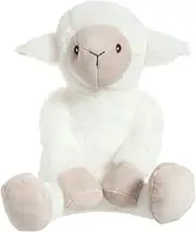 Toys Plush Lamb Stuffed Sheep Stuffed Fuzzy Baby Lamb Perfect for Girls Boys Newborn Baby (White Lamb, 14 Inches)