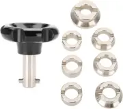 Watch Back Case Opener with 7 Dies Repair Tool