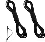 JJUNW 2 Pieces Archery D Loop Rope, for Compound Bowstring,10 Feet Bowstring Serving Thread Release Material Compound Bow String Archery