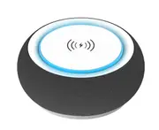 S19 2 In 1 5W Wireless Fast Charge Bluetooth Speaker for Bedroom Cloth Art Subwoofer HD Sound and Bass Small Steel Cannon