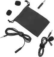Kisangel 1Set Professional Clip Microphone for Live Streaming and Interviews Wired Lavalier Mic with Durable Design Convenient Clip for Recording and Online Courses