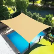 Artpuch Canopies 15'x8' Weather Resistant Rectangle Sun Shade Sail Patio Sand