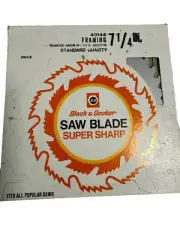 Saw Blade Black Decker Framing 40144 7 1/4” Arbor 5/8”