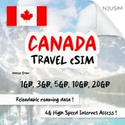 NeuSIM Canada eSIM 5-20GB Data | Same Day DELIVERY!