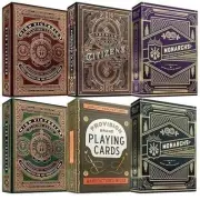 theory11 Playing Cards Ultimate 6 Deck Collector's Bundle - Citizens, High...