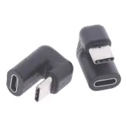 180 Degree Right Angle USB 3.1 Type C Male To Female USB-C Converter Adapter BP