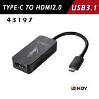 在飛比找蝦皮商城優惠-LINDY林帝 主動式 USB3.1 TYPE-C TO H