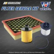 Wesfil Oil Air Fuel Filter Service Kit for Saab 9-3 1.9L TTiD 05/08-12/10 (for: Saab)