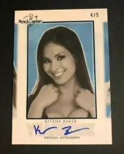 2014 Benchwarmer KITANA BAKER Hot For Teacher YEARBOOK Blue/5 PLAYBOY Vampirella
