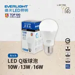 【划得來燈飾】EVERLIGHT 億光 Q2版球泡燈 Q2 LED 10W 13W 16W E27 燈泡 全電壓