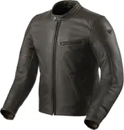 Revit Rino Motorcycle Leather Jacket, brown, Size 48 for Men