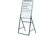 Quartet Futura Adjustable 68.5x86cm Melamine Easel Whiteboard w Flipchart Holder