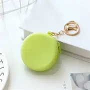 Cartoon Round Silicone Purse Cute Storage Bag Ladies Wallet Key Bag