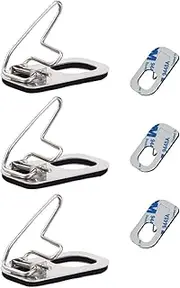 Howbush Archery Arrow Rest Recurve Bow Arrow Rest Hunting Target Shooting Accessory Right Hand (Pack of 3), silver