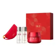 SK-II Gift Set ** Skinpower Advanced Cream 80g + Treatment Essence & Lotion 30ml