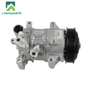 AC A/C Compressor w/Clutch For 2014-2017 2018 2019 Toyota Corolla 1.8L Aluminum (for: Toyota)