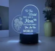 Mothers Day Gifts For Mum Night Light Bedside Lamp Night Light USB Power Supply