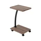 Artiss Coffee Table Snack Side Movable End Table C Shaped Under Couch Sofa Bed