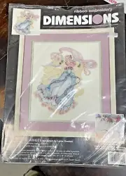 Dimensions SPRINGTIME ANGEL ribbon embroidery kit 1997