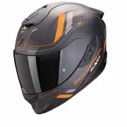 EXO-1400 Evo II Carbon Air Mirage Matt Black Orange Full Face Helmet