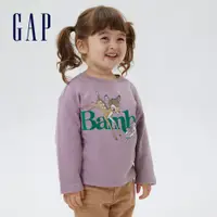 在飛比找蝦皮商城優惠-Gap 女幼童裝 Gap x Disney迪士尼聯名 長袖T