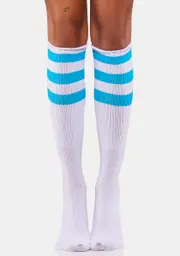 Aqua Boogie Oogie Knee High Socks