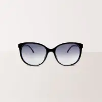 在飛比找momo購物網優惠-【ASLLY】簡約黑貓眼墨鏡