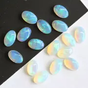 5 x 3.3mm oval set of 16 Australian light opals natural solid loose unset stone