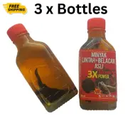 3 Bottle x Malaysia Leech Oil Minyak Lintah Men Enlargement