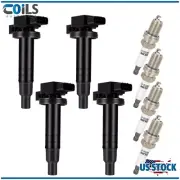 Ignition Coils & Spark Plugs For Toyota Echo Prius C Yaris Scion xA xB 1.5L (for: Toyota)