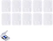 SD Card Case, SD Card Storage SD Card Case TF Card Case Card Cases for Memory Cards Storage (Pack of 10)