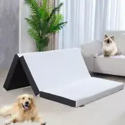 Folding Mattress4 inch Twin Tri-Folding Memory Form Mattress Portable Trifold...