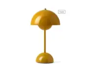 Verner Panton Flowerpot VP9 - Space Age Lamp, Danish Design | RECHARGEABLE